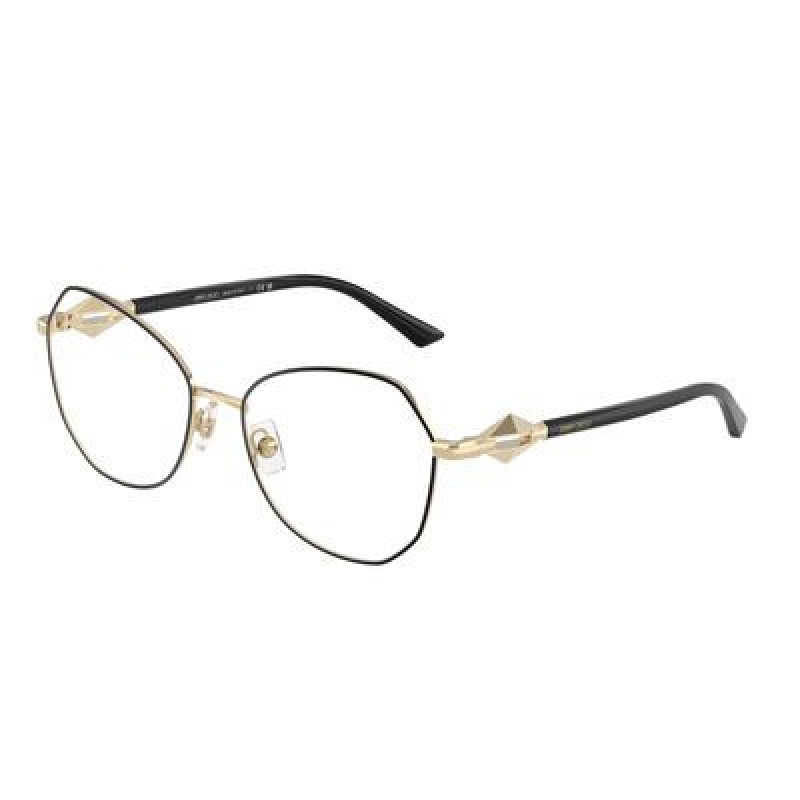 Eyeglasses Jimmy Choo JC 2011 3010 Pale Gold/Black / Demo Lens 53mm