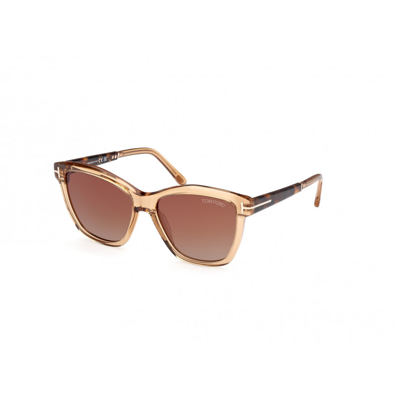 Sunglasses Tom Ford FT 1087 45F Shiny Light Brown /