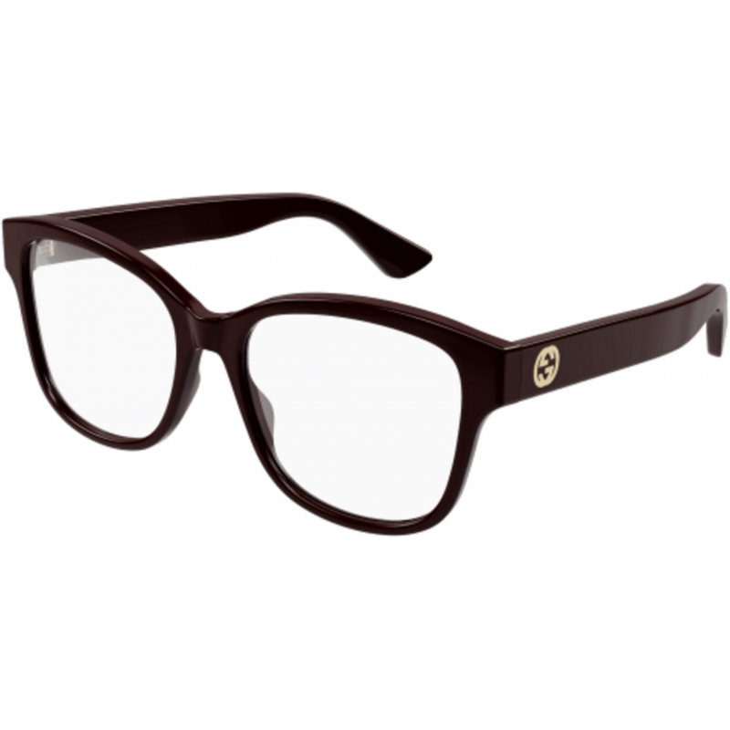 Eyeglasses Gucci GG 1340 O- 004 Burgundy / Transparent 54mm
