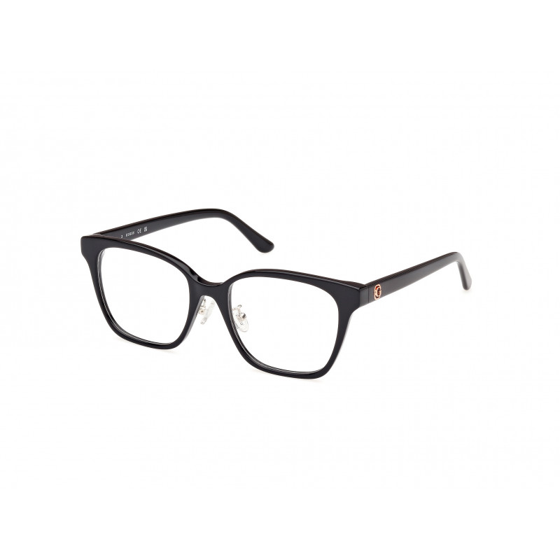 Eyeglasses Guess GU 50153 -D Asian fit 001 Shiny Black / 53mm