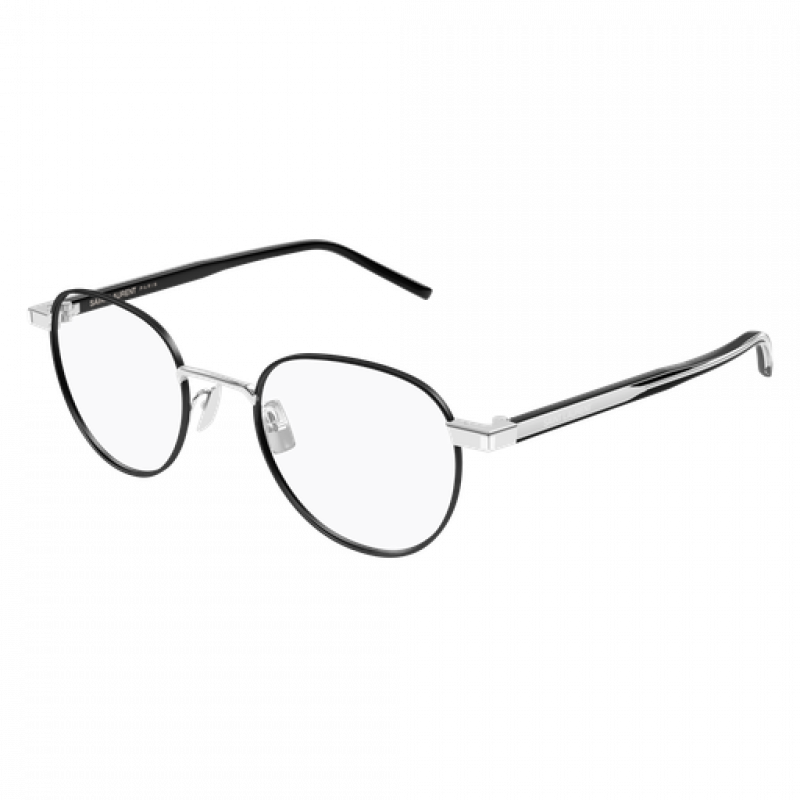 Eyeglasses Saint Laurent SL 781 - 003 Silver / Transparent Crystal 49mm
