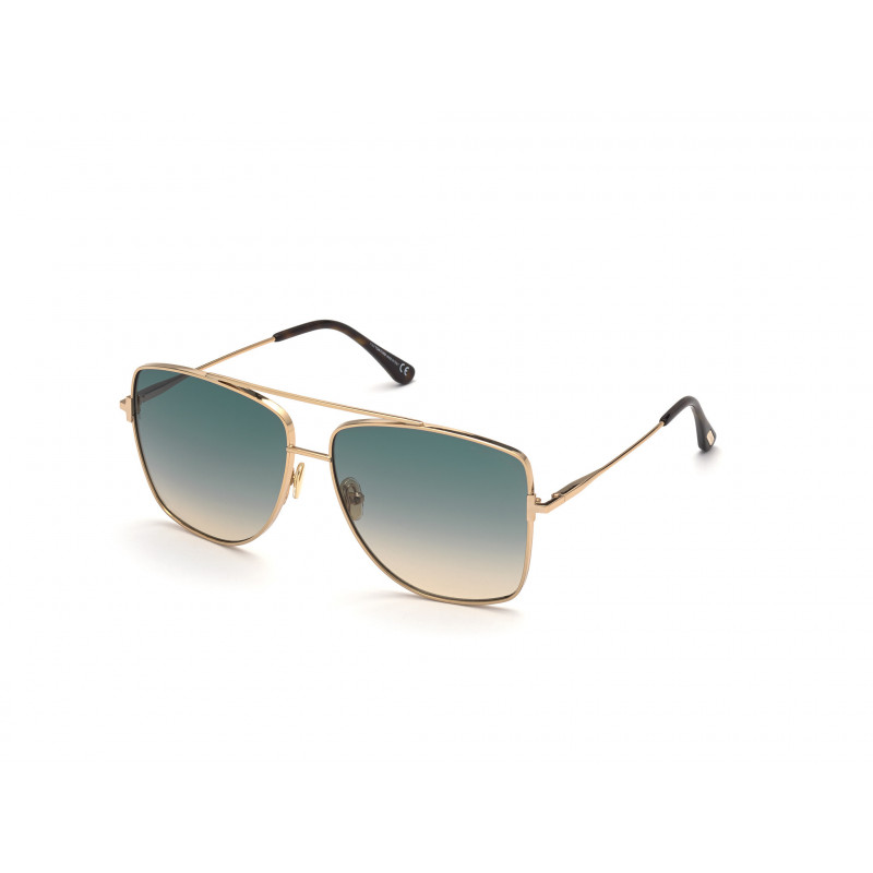 Sunglasses Tom Ford FT 0838 28W Shiny Rose Gold / 61mm