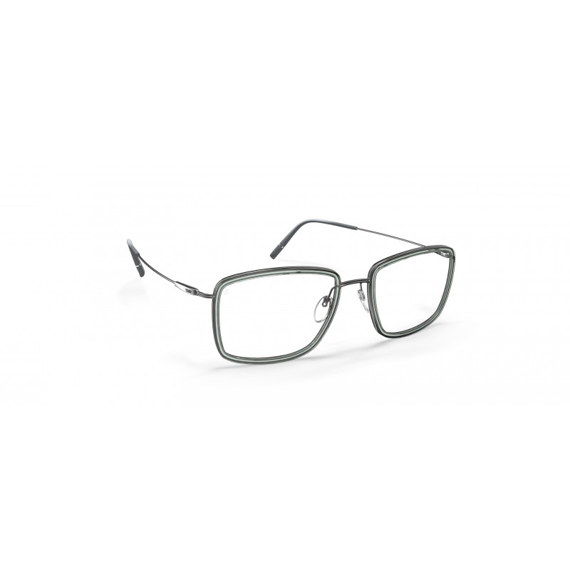 Eyeglasses Silhouette Dynamics Colorwave Contour 5580 7100 Rhodium / Stone 50mm