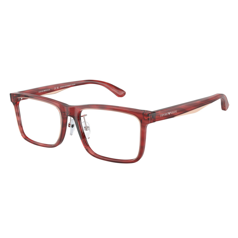 Eyeglasses Emporio Armani EA 3227 F 6053 Shiny Bordeaux/Top Smoke 56mm