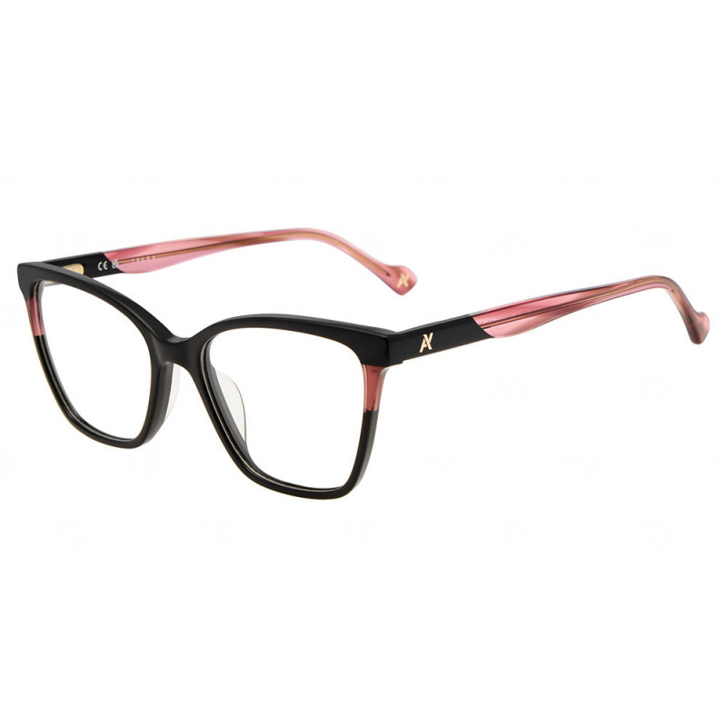 Sunglasses Yalea VYA 272 700k Black With Pink 53mm