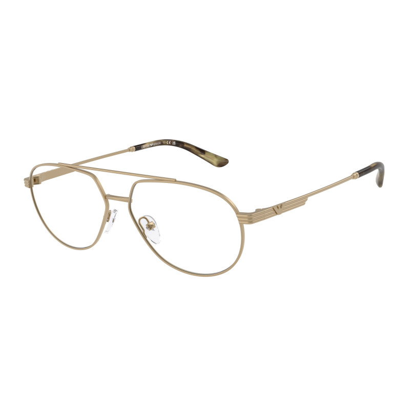 Eyeglasses Emporio Armani EA 1165 3002 Matte Pale Gold Demo Lens 56mm