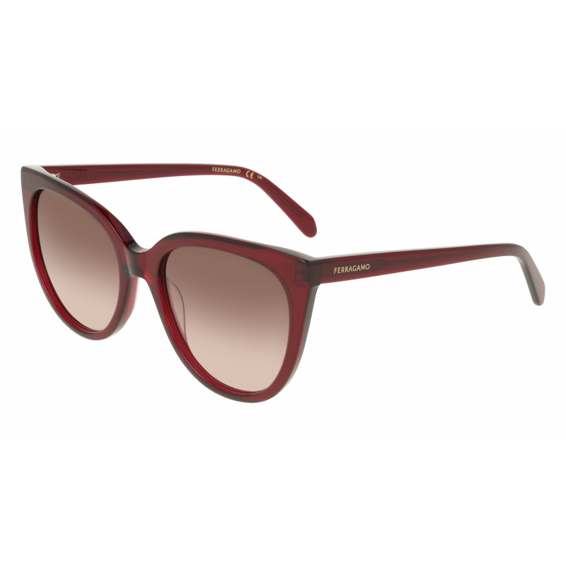 Sunglasses FERRAGAMO SF 2101 S 655 Transparent Wine 56mm
