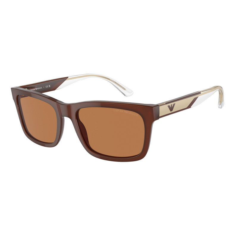 Sunglasses Emporio Armani EA 4224 F 609573 Shiny Opaline Brown