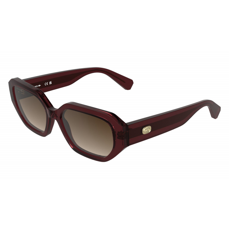 Sunglasses LACOSTE L 6091 S 601 Transparent Burgundy 55mm