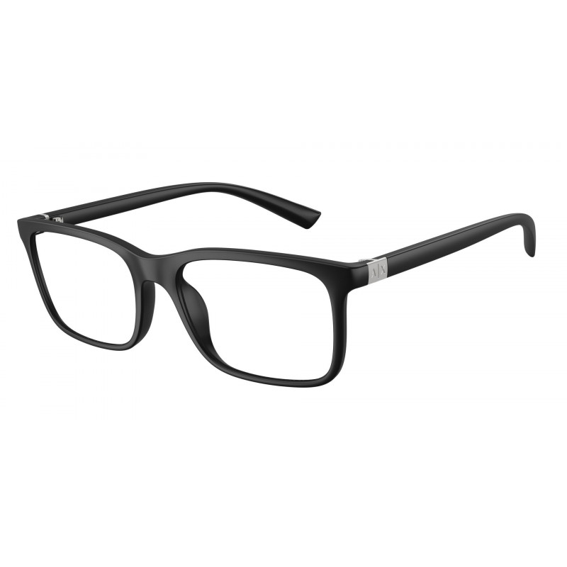 Eyeglasses Armani Exchange AX 3143 U 8078 Matte Black Demo Lens 54mm