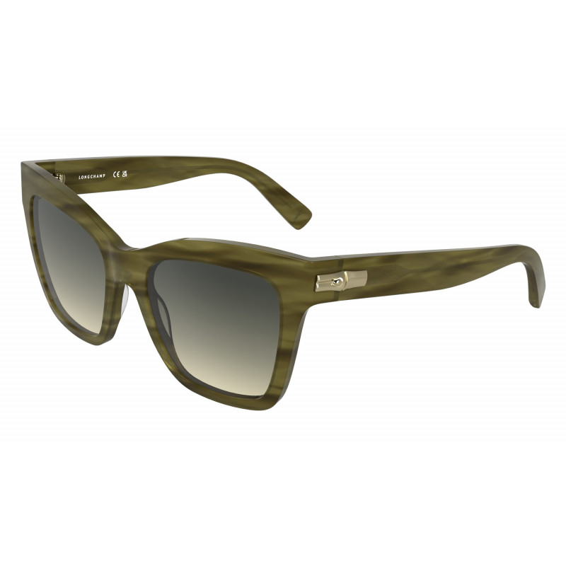 Sunglasses LONGCHAMP LO 815 S 325 Striped Khaki 54mm