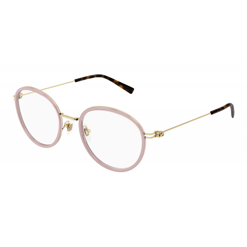 Eyeglasses Gucci GG 1851 OA- 008 Pink / Transparent Gold 50mm