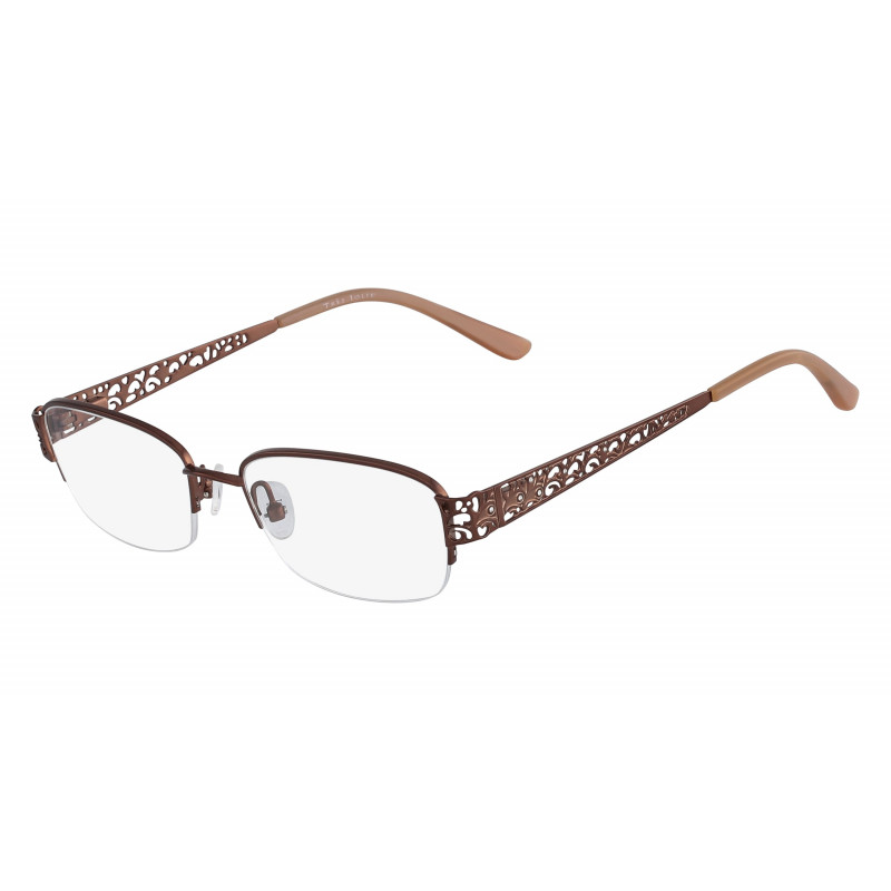 Eyeglasses MARCHON TRES JOLIE 160 N 210 Shiny Brown 50mm
