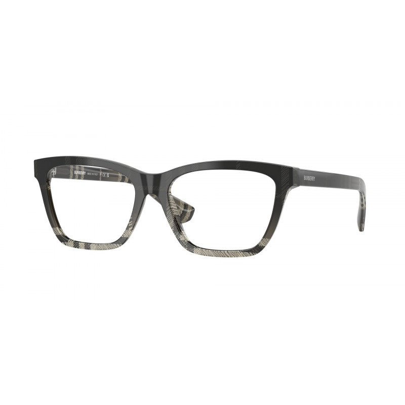 Eyeglasses Burberry BE 2440 F 4200 Check Gradient Grey / Demo Lens 52mm
