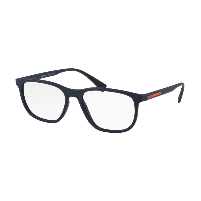 Eyeglasses Prada Linea Rossa PS 5 LV 2881O1 Lifestyle Blue Rubber 55mm