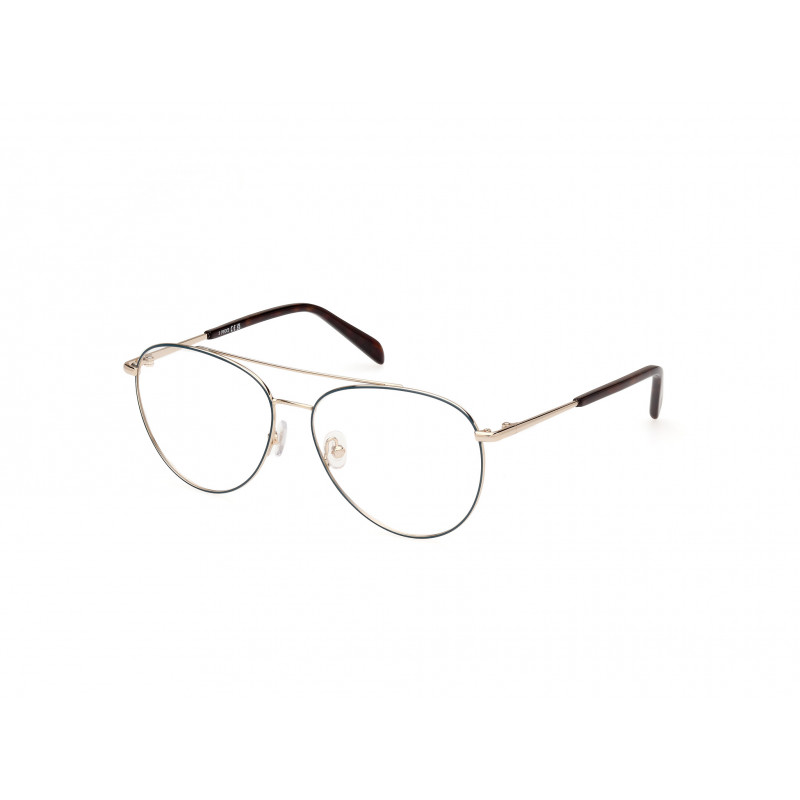 Eyeglasses Emilio Pucci EP 5254 089 Shiny Pale Gold / Dark Havana 56mm