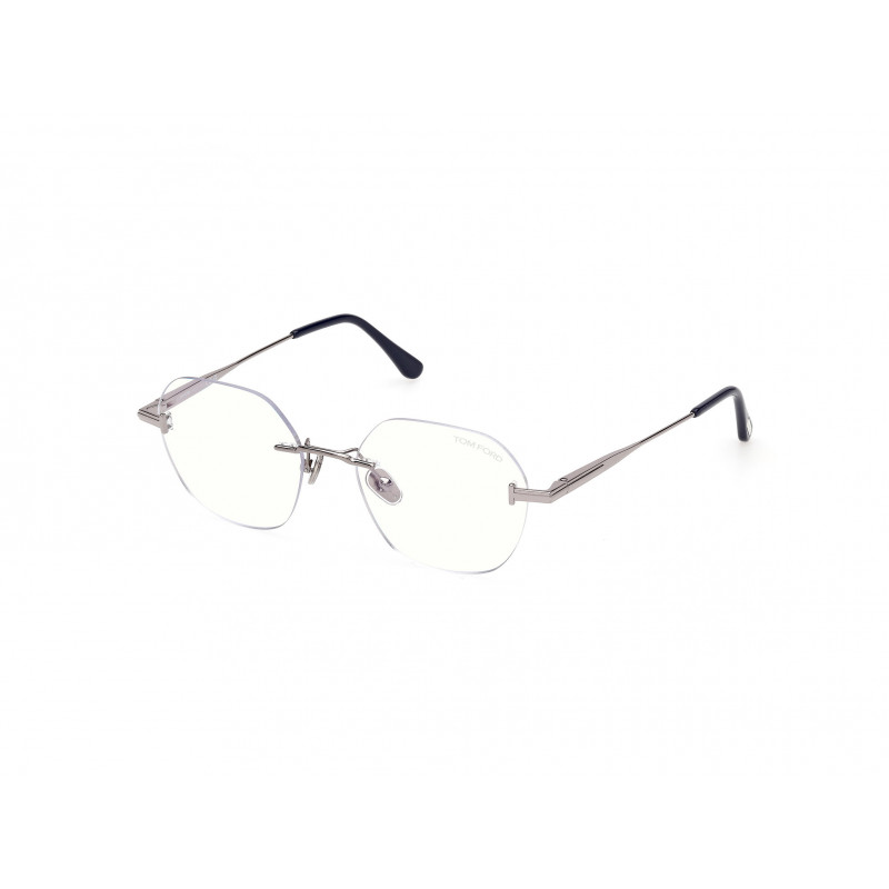 Eyeglasses Tom Ford FT 6126 -B 014 Shiny Light Ruthenium / 52mm
