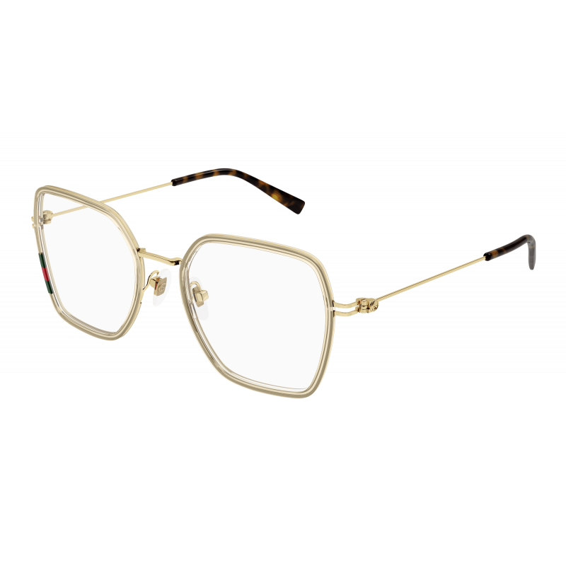Eyeglasses Gucci GG 1850 O- 003 Yellow / Transparent Gold 51mm