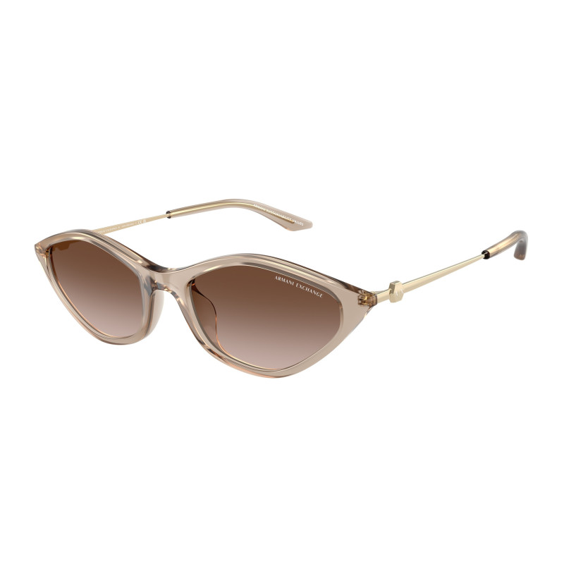 Sunglasses Armani Exchange AX 4152 SU 836613 Opal Light Beige / Gradient Brown Polyamide Standard
