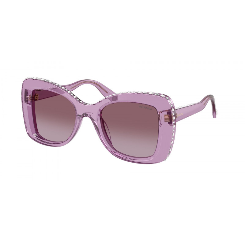 Sunglasses Swarovski SK 6062 U 10968H Transparent Amethyst / Violet Gradient Polyamide Standard 51mm