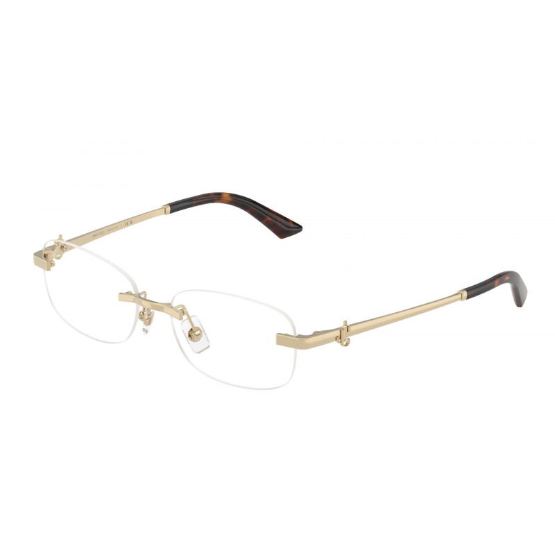 Eyeglasses Jimmy Choo JC 2025 BD 3006 Pale Gold Demo Lens 52mm