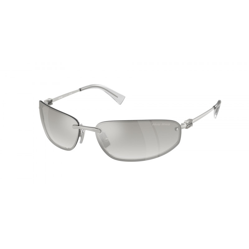 Sunglasses Miu MU A 50 S 1BC8H1 Silver / Clear Gradient Polyamide Standard 68mm