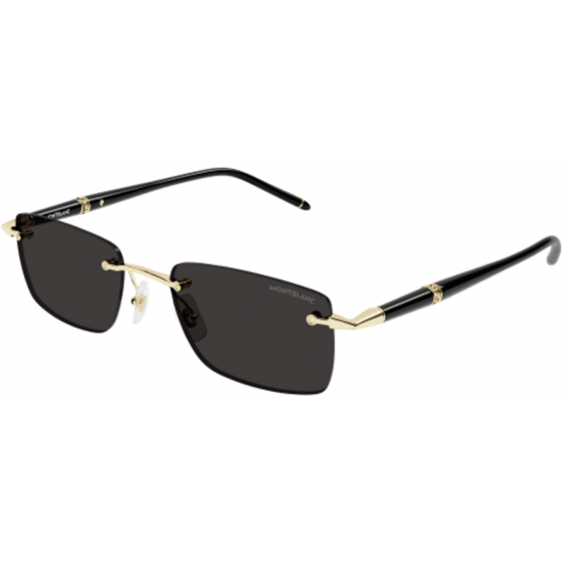 Sunglasses Montblanc MB 0344 S- 001 Gold / Grey Black 54mm