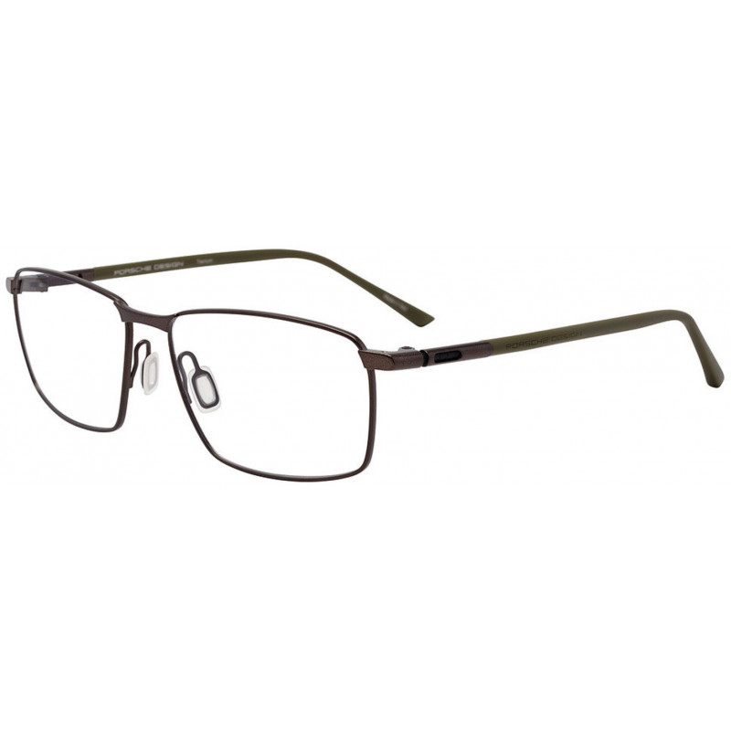 Sunglasses Porsche Design P 8766 d000 Brown/Olive Titanium