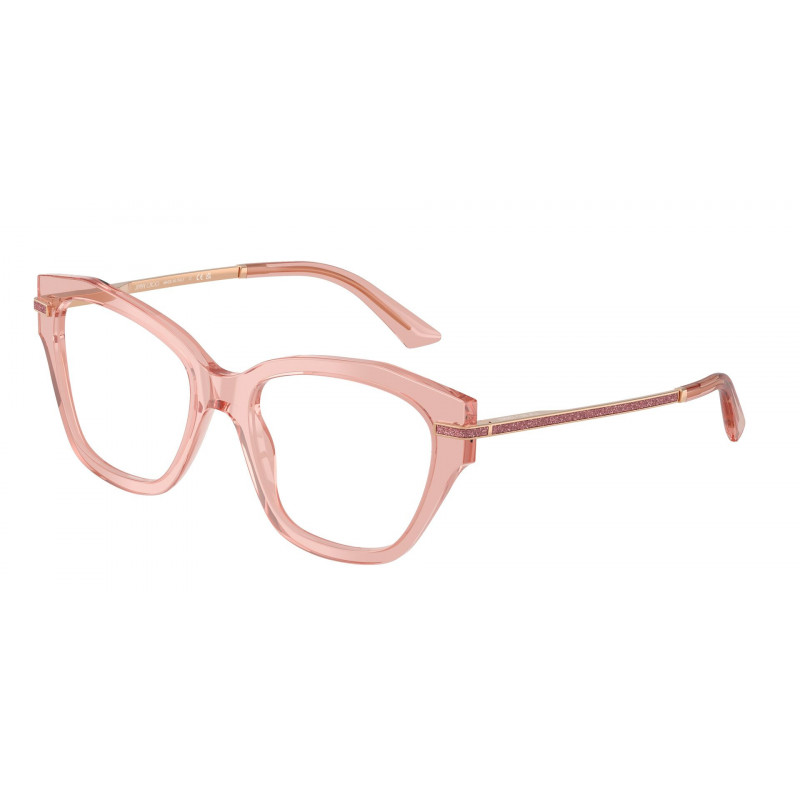 Eyeglasses Jimmy Choo JC 3043 J 5079 Transparent Pink Demo Lens 54mm