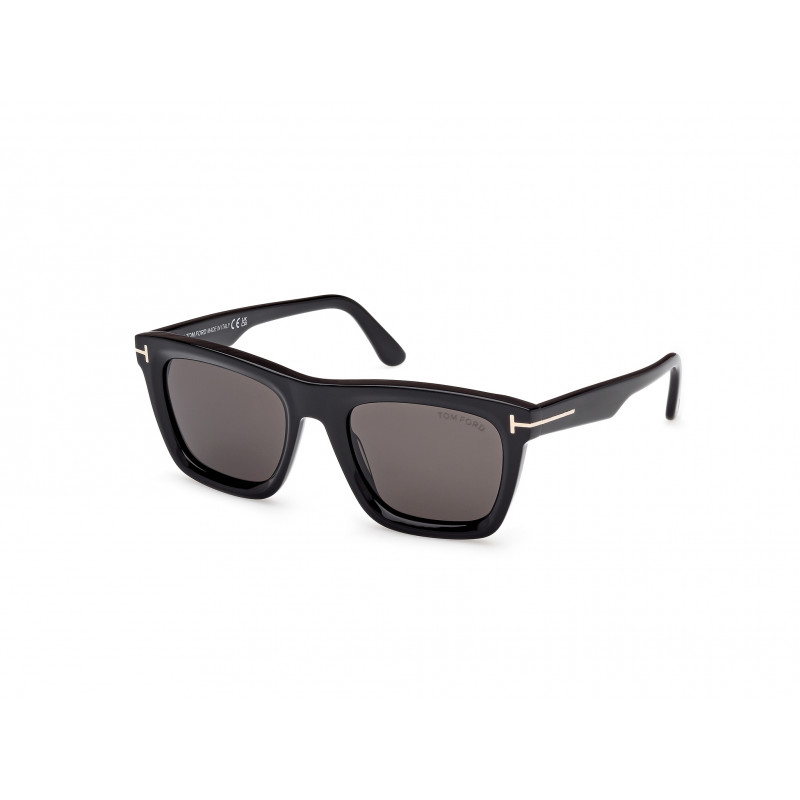 Sunglasses Tom Ford FT 1207 01A Shiny Black / 52mm