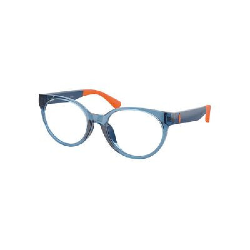 Eyeglasses Polo Prep PP 8554 U 6368 Shiny Transparent Blue / Demo Lens 49mm