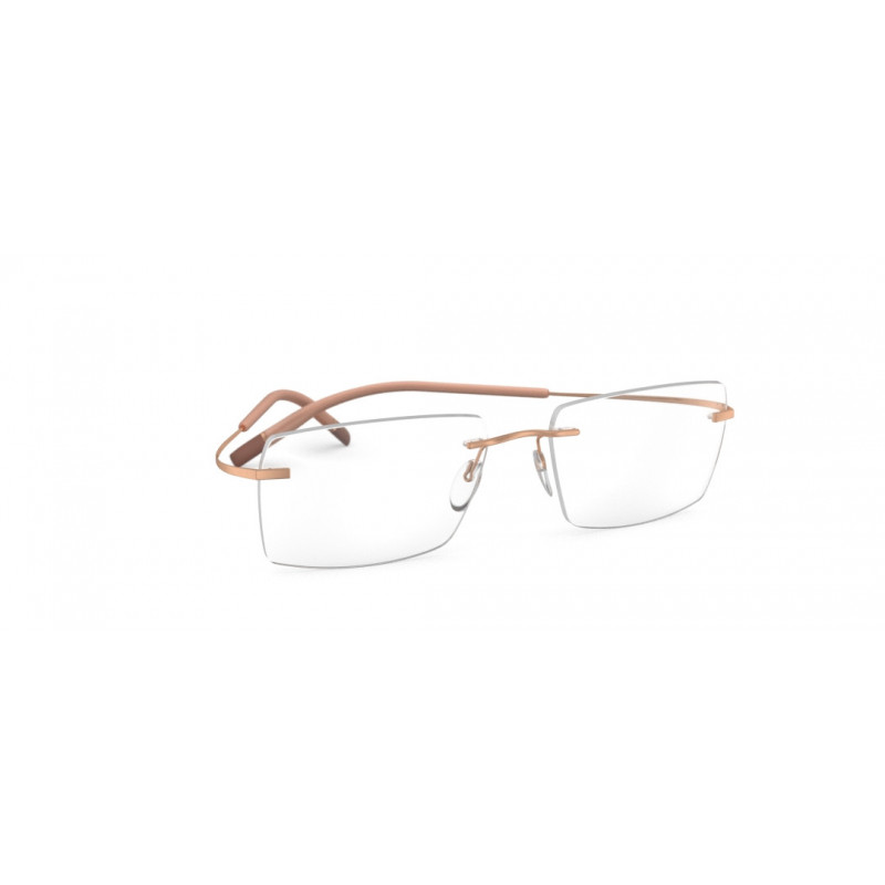 Eyeglasses Silhouette TMA - The Icon II Chassis Rimless 5541 3530 Radiant Rosegold