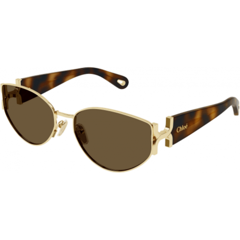 Sunglasses Chloé CH 0260 S- 002 Gold / Brown Havana 59mm
