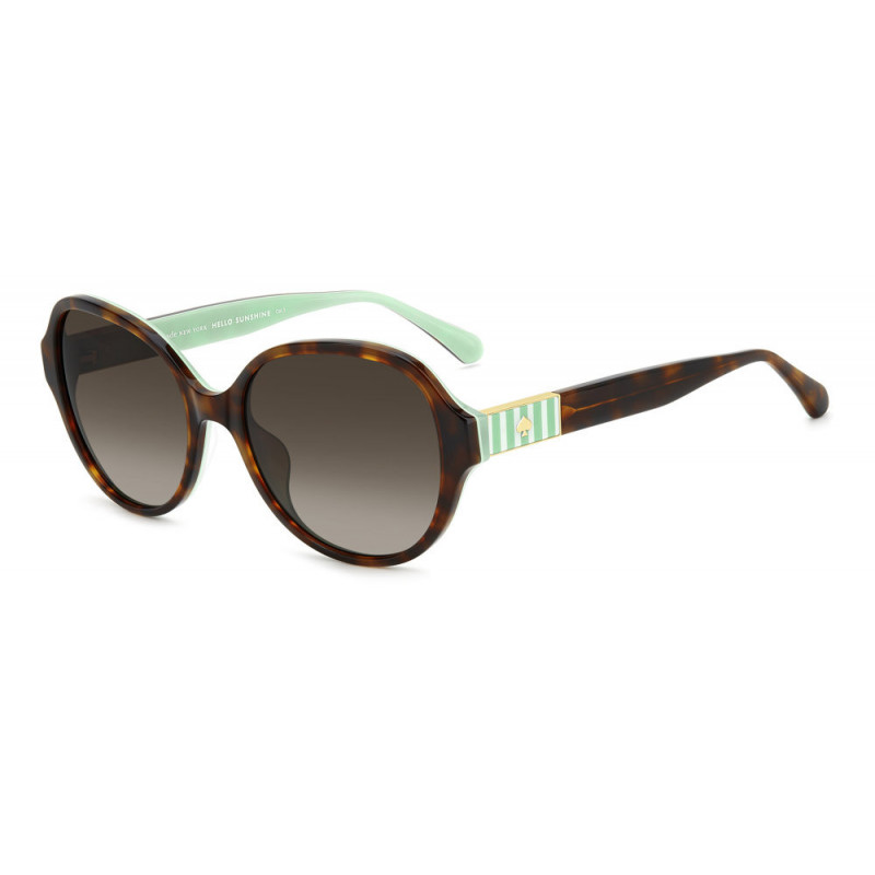 Sunglasses Kate Spade KS EMALIE 2 /G/S HWLA La Brown Shaded Polarized 56mm