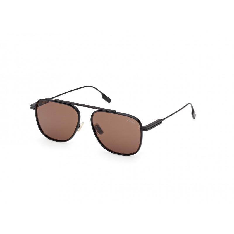 Sunglasses Zegna EZ 0291 02E Matte Black / 57mm