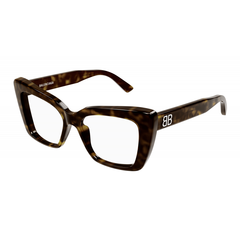 Eyeglasses Balenciaga BB 0297 O- 002 Havana / Transparent 52mm