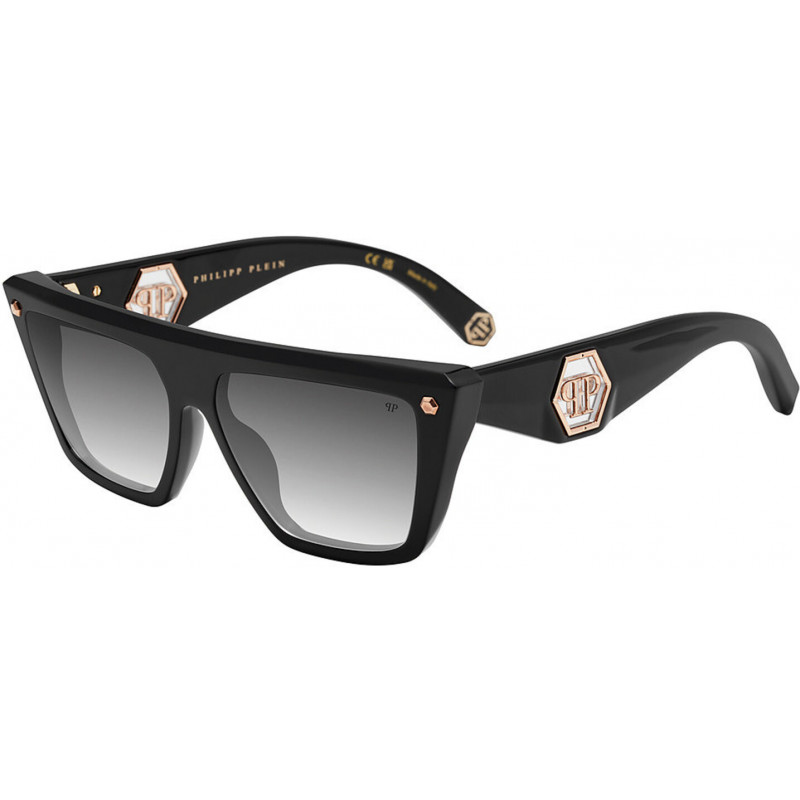 Sunglasses Philipp Plein SPP 177 0700 Shiny Black 58mm