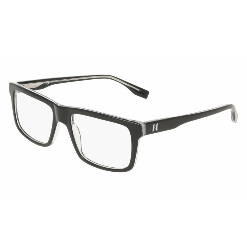 Eyeglasses KARL LAGERFELD KL 6278 005 Black/Crystal Bilayer 54mm