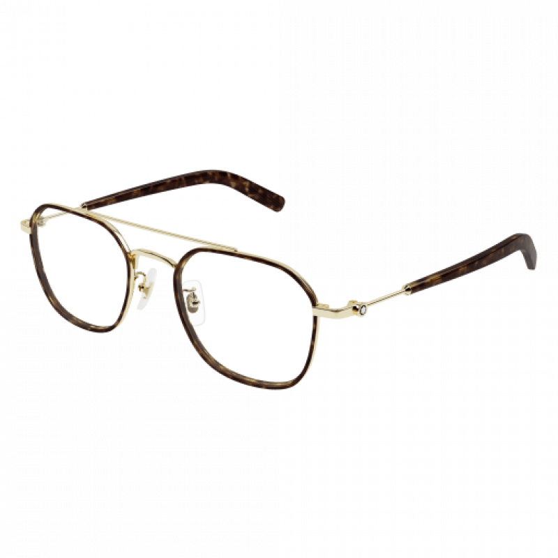 Eyeglasses Montblanc MB 0391 OA- 003 Gold / Transparent 51mm