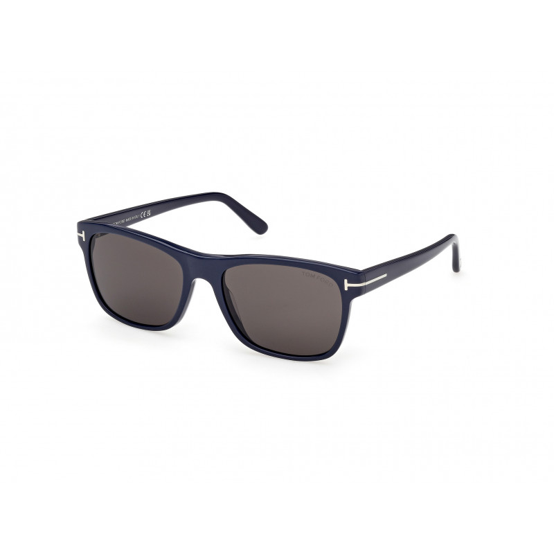 Sunglasses Tom Ford FT 0698 90A Shiny Blue / 57mm
