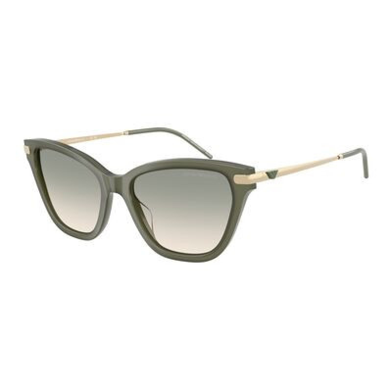 Sunglasses Emporio Armani EA 4251 62642C Shiny Opal Green / Brown Grad Light Polyamide Standard 54mm
