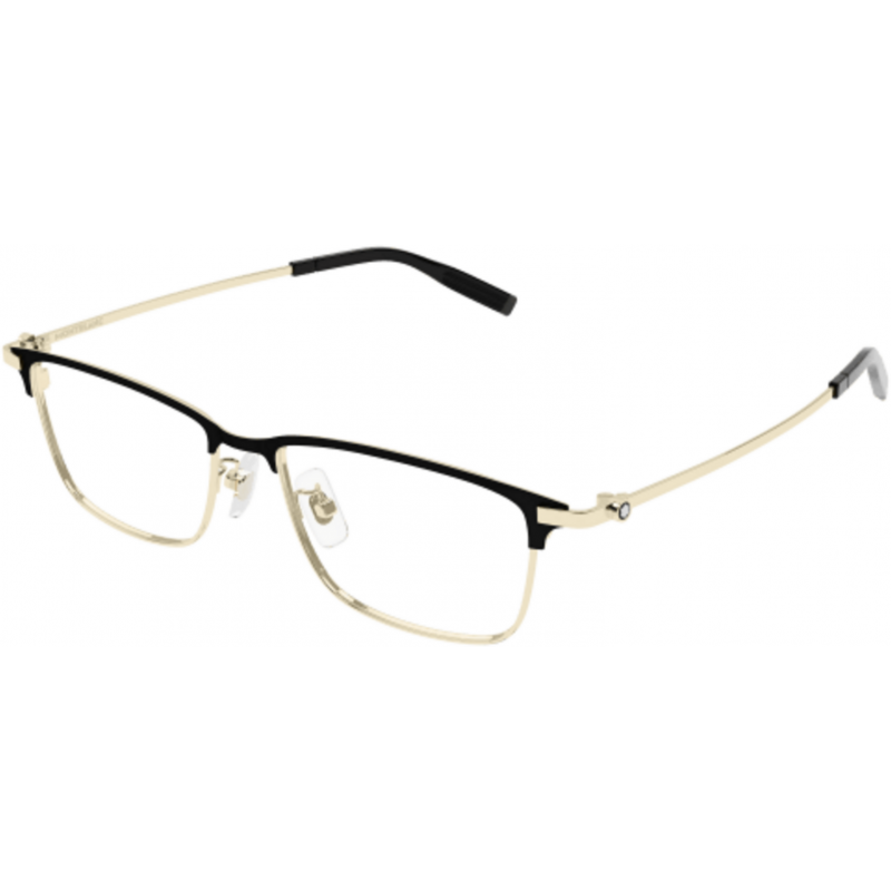 Eyeglasses Montblanc MB 0374 OA- 002 Black / Transparent Gold 54mm