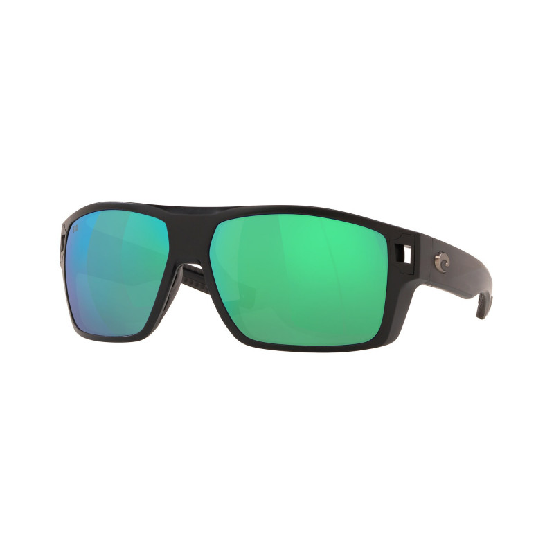 Sunglasses Costa Del Mar 06 S 9034 903426 Diego 11 Matte Black Green Mir