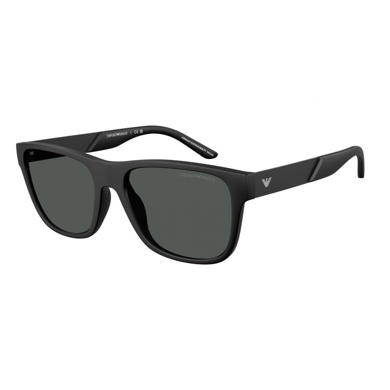 Sunglasses Emporio Armani EA 4243 F 5001T3 Matte Black / Dark Grey Polyamide Standard 57mm