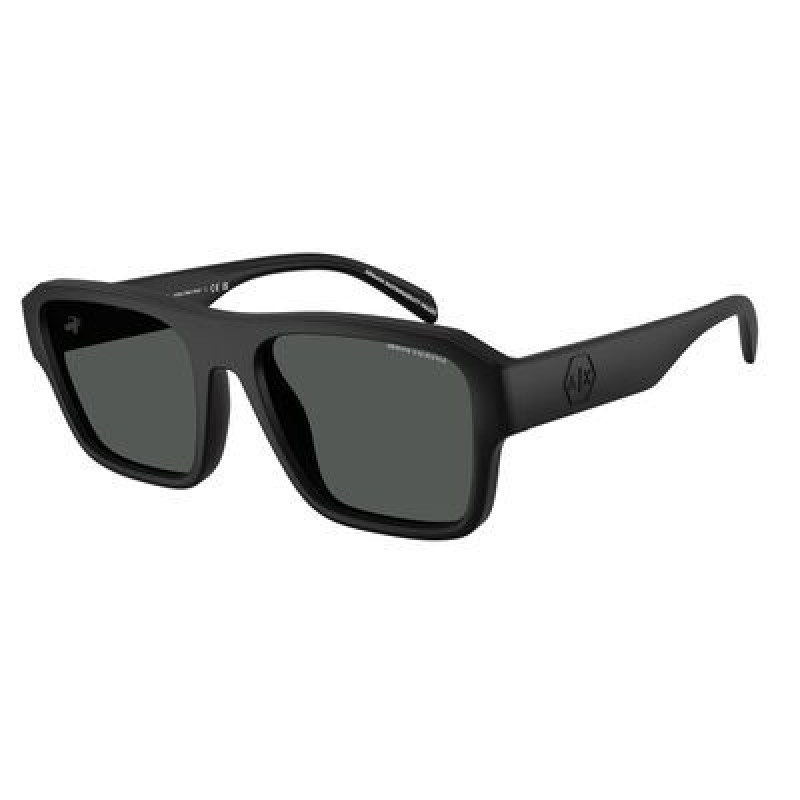 Sunglasses Armani Exchange AX 4154 SU 807887 Matte Black / Dark Grey Polyamide Standard 56mm