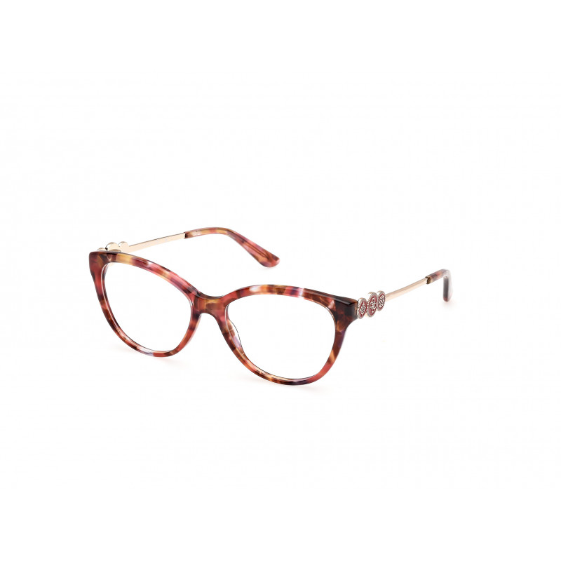 Eyeglasses Guess GU 50230 068 Red Havana / 53mm
