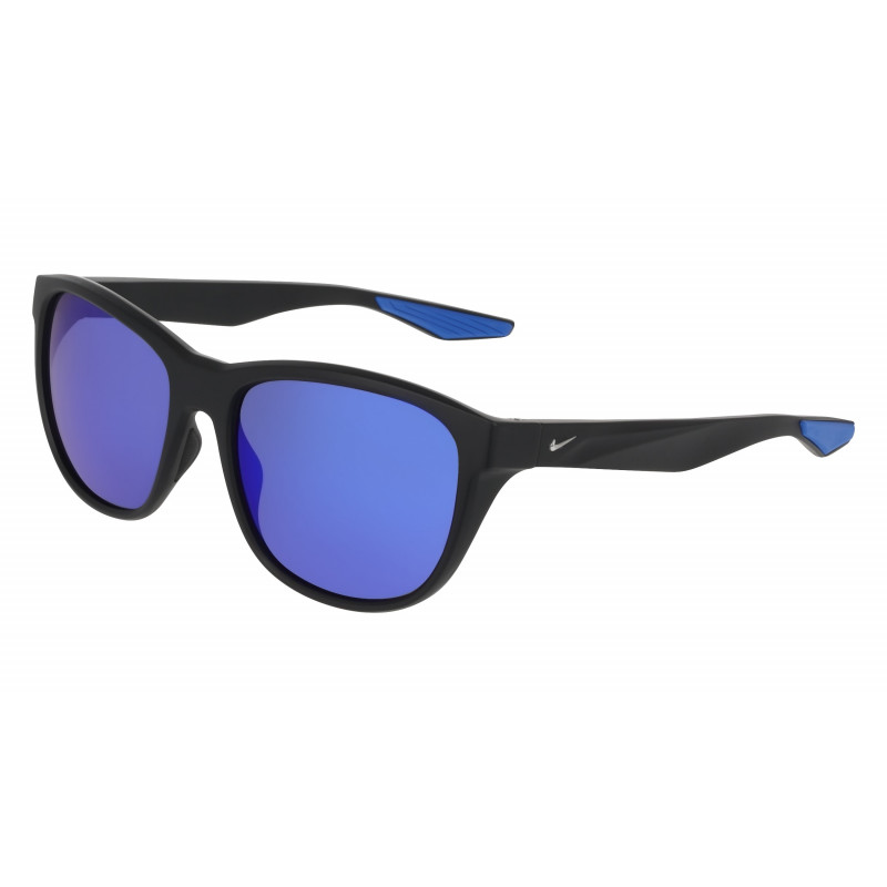 Sunglasses NIKE EXPLORE FLOW IO 0101 X 011 Matte Black/Blue Mirror 55mm