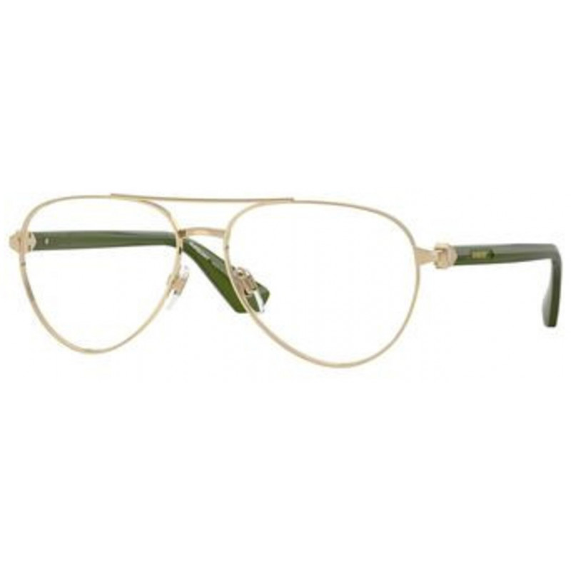 Eyeglasses Burberry BE 1397 1358 Light Gold Demo Lens 55mm