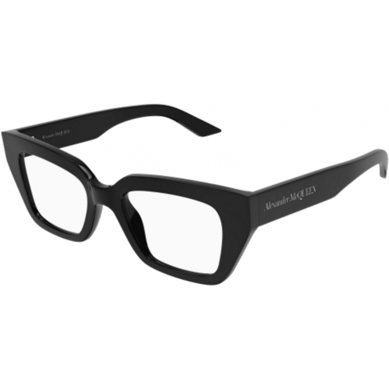 Eyeglasses Alexander McQueen AM 0453 O- 001 Black / Transparent