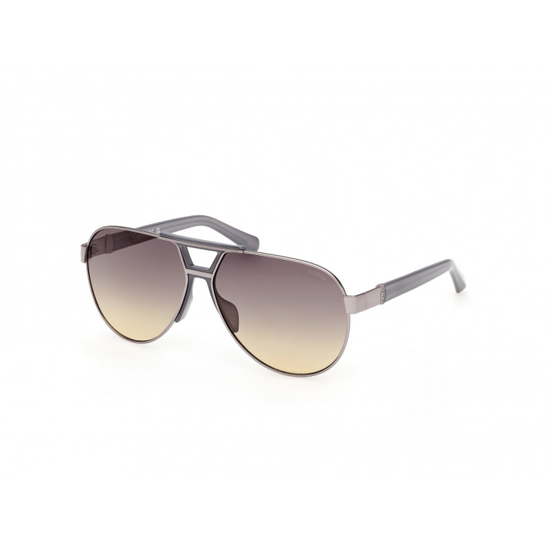 Sunglasses Guess GU 00304 08B Shiny Gunmetal / Grey 63mm
